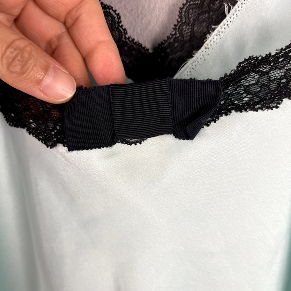 Kate Spade Satin Lingerie Romper Womens Medium Lace Trim Fairy Dainty Delicate - Picture 14 of 16